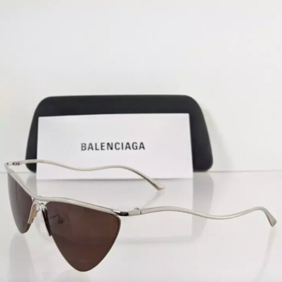 Balenciaga 61mm Unisex Red/Grey Sunglasses